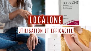 LOCALONE LOTION  DERMOCORTICOÏDE ET ACIDE SALICYLIQUE [upl. by Scoter]