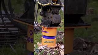 Watch the Dipperfox Stump Grinder Obliterate Tree Stumps in Seconds [upl. by Ynwat]