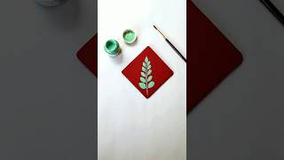 Decorative leaf painting🌿🎨 [upl. by Odnalra502]