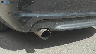 BMW E46 320d Straight Pipe 76 mm  Exhaust Sound [upl. by Ecilayram901]