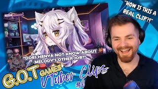 GOT Games REACTS to VTuber Clips 8 [upl. by Eimas]