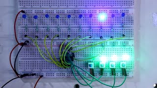 SN74LS42  7442 BCD to Decimal decoder  4 to 10 demultiplexer [upl. by Annairoc]