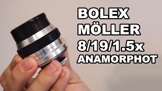 EJ Reviews Stuff Bolex Möller 81915x Anamorphot [upl. by Keverian]