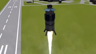 KSP  Aerospike Powered Long Endurance RocketVTOL [upl. by Ycniuqed]