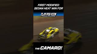 CPV SHORTS  Camaro Wins First Modified Sedan Heat Race speedway camaro speedwaysedans [upl. by Melton361]