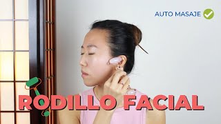 Rodillo de Jade uso para Masaje Facial  Wabissabi [upl. by Eilloh]