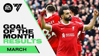 March Goal of the Month  Darwin Nunez Last Minute Winner amp Mo Salah Finish  Liverpool FC [upl. by Nomma]