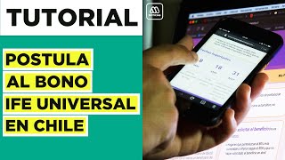 IFE Universal Tutorial para inscribirse y postular al BONO en Chile [upl. by Hajed]