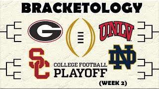 COLLEGE FOOTBALL BRACKETOLOGY Week 2 [upl. by Ikcir]