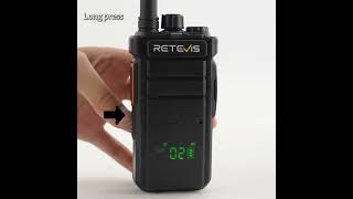 RETEVIS RB26H RB626H European versionGMRS Handheld Radio with Hidden Display [upl. by Leummas]