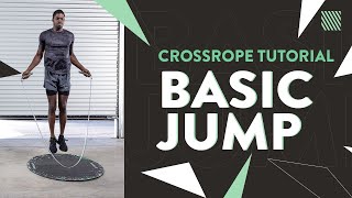 Jump Rope Tutorial  Basic Jump from Crossrope [upl. by Julide]