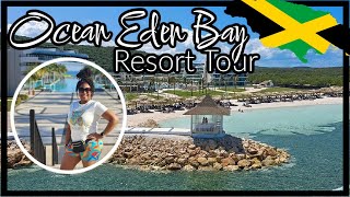 OCEAN EDEN BAY ALL INCLUSIVE RESORT TOUR  JAMAICA RESORT [upl. by Barthelemy194]