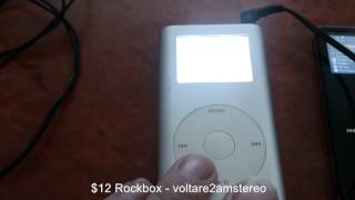 12 Rockbox  Ipod Mini 2nd generation 4GB converted to RockBox [upl. by Aynav750]