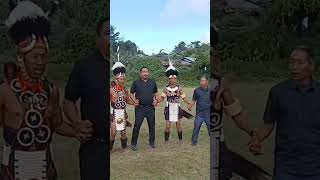 Shri Benei M Lamthio Honble MALKhiamniungan folk dance [upl. by Ralyat]