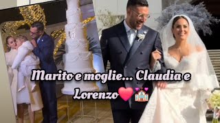 matrimonio claudia Dionigi e Lorenzo Riccardi 💒❤️ con la piccola Mavi❤️ [upl. by Januarius]