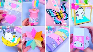 30 Easy paper craft ideas  Paper crafts DIY  School crafts  Paper tricks  Miniature crafts [upl. by Schlesinger]