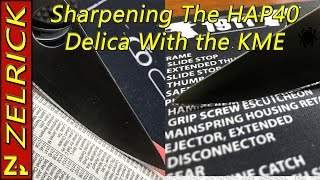 KME Sharpening the HAP40 Delica Including Lapping Films and Micro Beveling [upl. by Wina646]