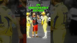 IPL Unbreakable Record  Virat Dhoni Rohit no one can break this ipl2024 ipl cricket trending [upl. by Idoj750]