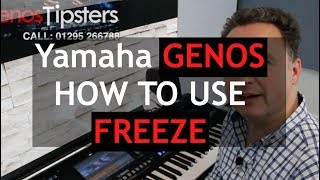 How to use Freeze on Yamaha Genos [upl. by Nabatse851]