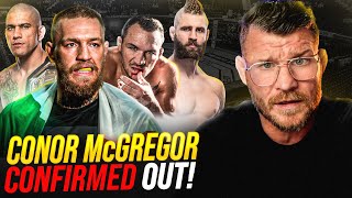 BISPING reacts Conor McGregor CONFIRMED OUT vs Chandler at UFC 303  Pereira vs Prochazka 2 IN [upl. by Ramled]