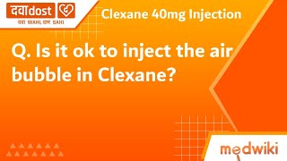 Clexane 40mg Injection [upl. by Eugenie]