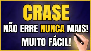 CRASE 5 Dicas SIMPLES Sobre Como Usar Crase CONCURSOS E VESTIBULARES [upl. by Karlotta813]