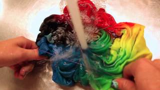 How To PROPERLY Rinse A Tie Dye Tshirt [upl. by Artima]