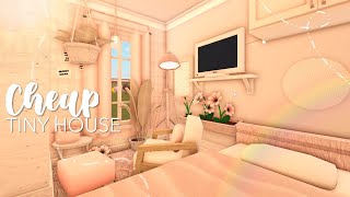 BLOXBURG no gamepass cheap tiny house 18k l tour  speedbuild ♡ [upl. by Howey]