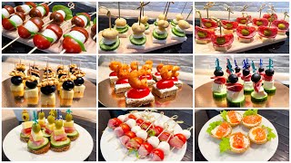 TOP 9 Schnelle PartySnacks Leckere Fingerfood für Partys und Buffet in 5 Minuten [upl. by Oeniri770]