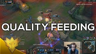 Bjergsen amp Svenskeren  Quality Feeding  Duo Queue Funny Moments [upl. by Tichon421]