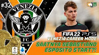 FIFA 22 Venezia Career Mode  Sebastiano Esposito Bersinar Thomas Colombo Tidak Mau Kalah 32 [upl. by Pride]