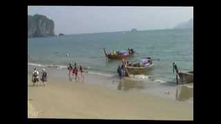 Thailand  Krabi  Zur Ao Nang Beach [upl. by Secundas]