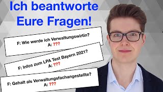 Gehalt als Verwaltungsfachangestellte  Einstellung zum Verwaltungswirt  QampA 3 [upl. by Jessen469]