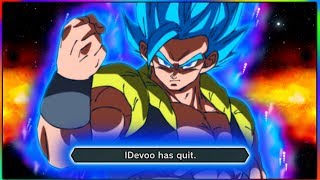 SUPER SAIYAN BLUE GOGETA MAKES PEOPLE RAGE QUIT  Dragon Ball Xenoverse 2 [upl. by Bridge597]