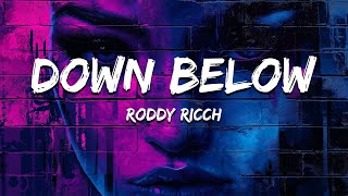 Roddy Ricch  Down Below Dir by JMP  Lyrics [upl. by Sallee]