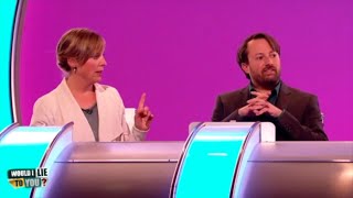 Which WILTY panel member did Mel Giedroyc have a snog with  Would I Lie to You [upl. by Silrac]