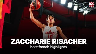 Zaccharie Risacher HIGHLIGHTS 🏀🇫🇷 Atlanta Hawks No 1 Pick [upl. by Lanette]