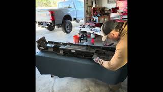 20232024 Ford F250F350 Super Duty rear bumper reassembly and install [upl. by Suollecram]