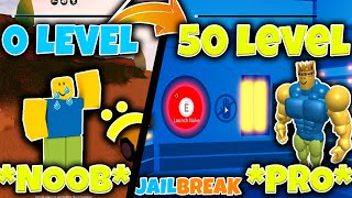 Jak wbić SZYBKO level w JailBreak Roblox [upl. by Oinotla]