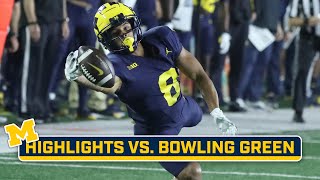 Bowling Green at Michigan  Highlights  Big Ten Football  Sept 16 2023 [upl. by Dranal603]