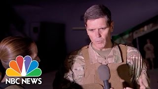 Army Generals Detail Central Role Of ‘QWest’ Base In Mosul  NBC News [upl. by Westbrooke539]