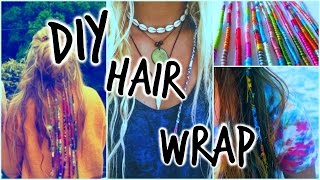 DIY Hairwrap Tutorial  Anna Perkins [upl. by Valina]