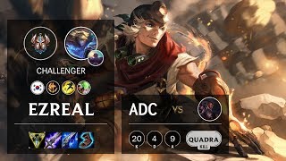 Ezreal ADC vs Lucian  KR Challenger Patch 103 [upl. by Astri]