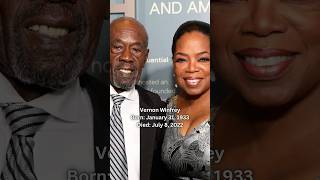 Vernon Winfrey Was The Father Of Oprah Winfrey🕊️vernon oprahwinfrey fy shorts family love [upl. by Ahswat]