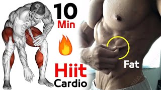 Cardio workout at home  hiit workout 🔥 10 Minutes [upl. by Hannaj]