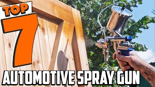 Spray Painting Secrets Unveiling the 7 Best Automotive Spray Guns [upl. by Lydnek836]