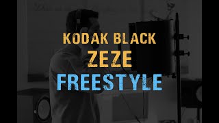 Kodak Black  ZEZE Freestyle [upl. by Namialus]