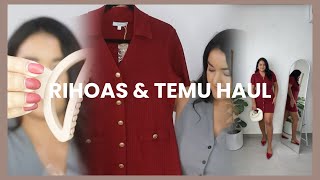 ¡Novedades en mi Clóset 👗🧺 RIHOAS TEMU amp SHEGLAM HAUL 2024  Zulma Ibeth [upl. by Yruama]