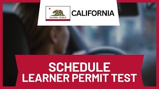 How to Schedule an Online CA DMV Learners Permit Test Reservation [upl. by Eivad]