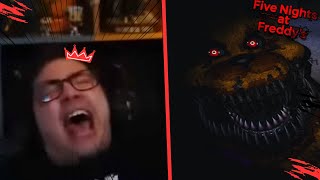 LITERALMENTE TODOS OS MELHORES MOMENTOS DO ALANZOKA JOGANDO FNAF 1 2 3 4 5 especial [upl. by Artur]